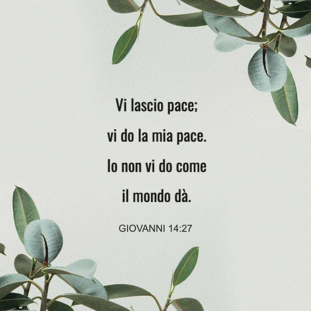 Ricevi la pace che non ti lascia mai